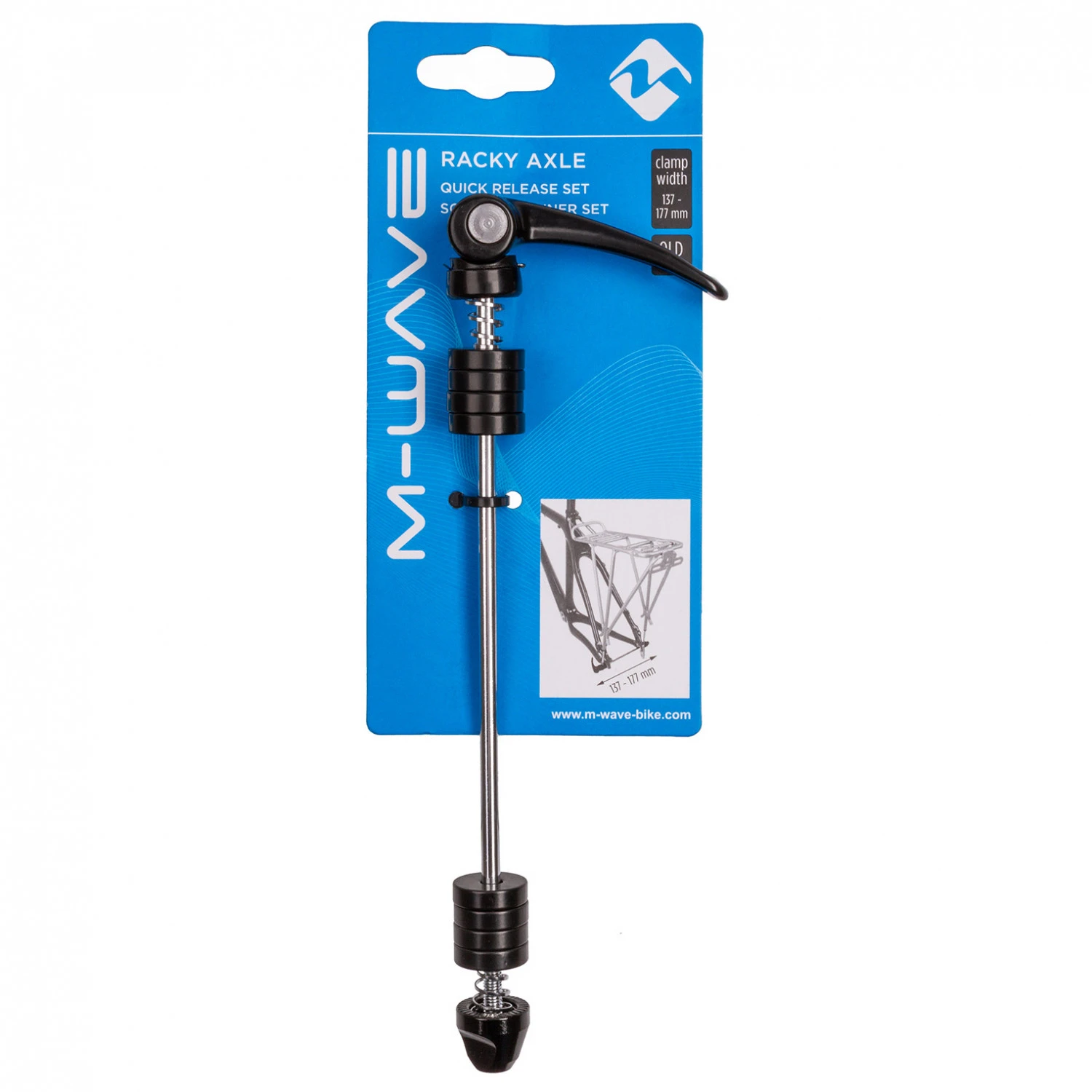 M-Wave - Racky Axle Schnellspanner - Porte-bagages 1 M-Wave - Racky Axle Schnellspanner - Porte-bagages